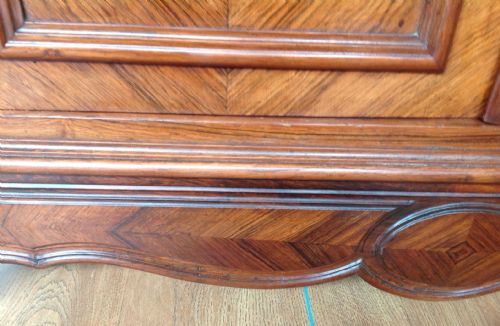 FRENCH ROSEWOOD MARBLE TOP CABINET - ADDITIONAL PHOTO 5