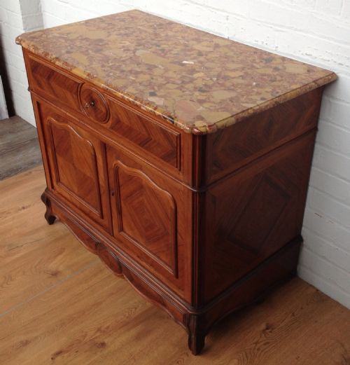 FRENCH ROSEWOOD MARBLE TOP CABINET - ADDITIONAL PHOTO 8