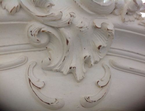 FRENCH CARVED PAINTED ARMOIRE - ADDITIONAL PHOTO 4