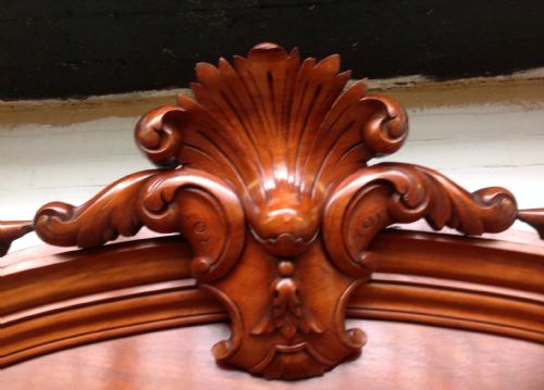 FRENCH MAHOGANY ARMOIRE - ADDITIONAL PHOTO 9