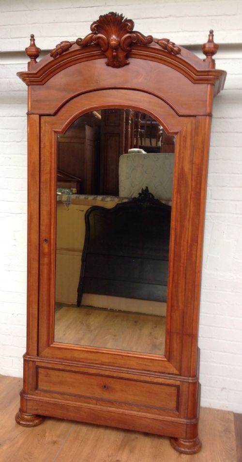 FRENCH MIRRORED DOOR ARMOIRE - ADDITIONAL PHOTO 2