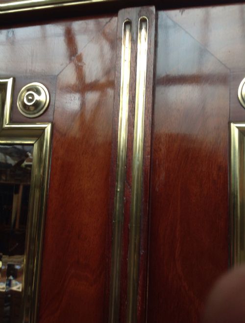 QUALITY FRENCH INLAID ARMOIRE WITH BOULLE DETAIL - ADDITIONAL PHOTO 8