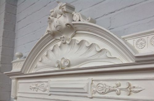 PAINTED FRENCH KINGSIZE BED - ADDITIONAL PHOTO 2