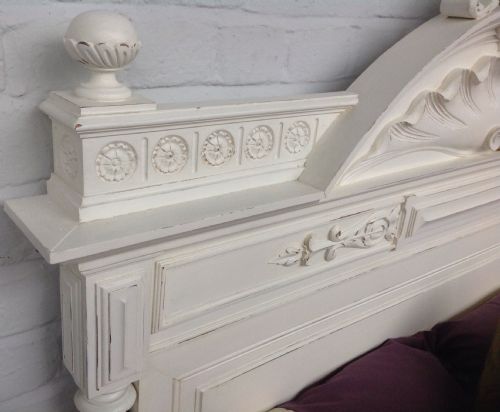 PAINTED FRENCH KINGSIZE BED - ADDITIONAL PHOTO 7