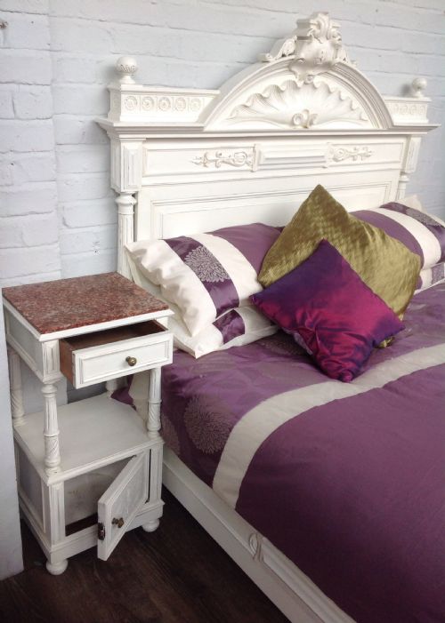 PAINTED FRENCH KINGSIZE BED - ADDITIONAL PHOTO 9