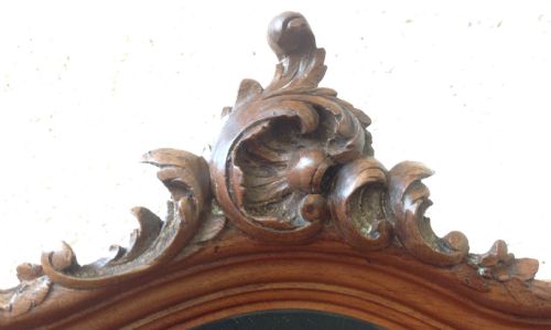 FRENCH CARVED WALNUT DRESSING TABLE - ADDITIONAL PHOTO 12