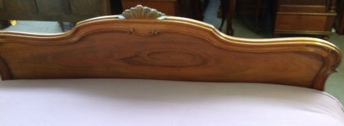 ORNATELY CARVED FRENCH WALNUT KINGSIZE BED - ADDITIONAL PHOTO 6