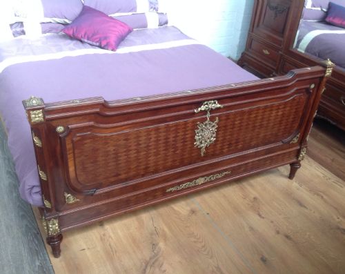 KINGSIZE FRENCH ROSEWOOD BED - ADDITIONAL PHOTO 7