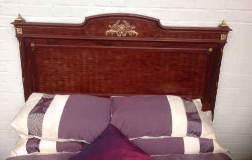 KINGSIZE FRENCH ROSEWOOD BED - ADDITIONAL PHOTO 10