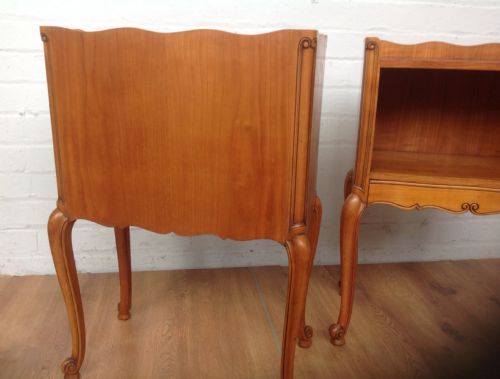 PAIR OF CHERRYWOOD BEDSIDE CABINETS - ADDITIONAL PHOTO 7