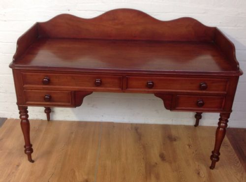 victorian mahogany writig desk dressing table - CATEGORY: ANTIQUE FURNITURE - DATED 1880