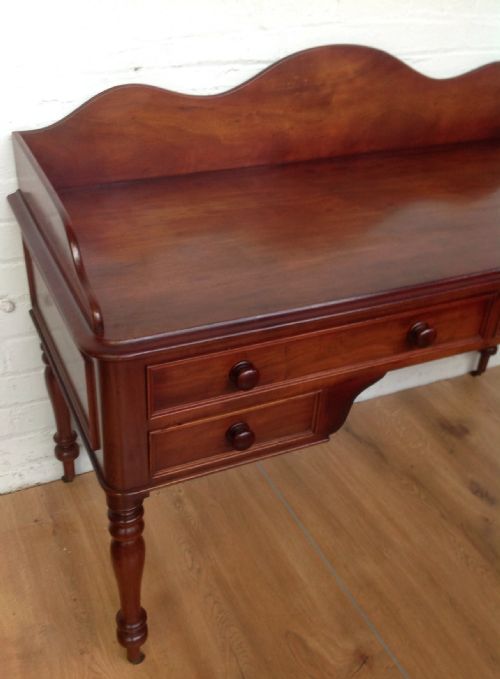 VICTORIAN MAHOGANY WRITIG DESK DRESSING TABLE - ADDITIONAL PHOTO 8