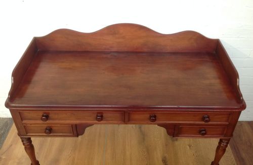 VICTORIAN MAHOGANY WRITIG DESK DRESSING TABLE - ADDITIONAL PHOTO 9