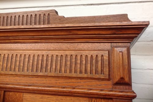 ANTIQUE FRENCH OAK CARVED ARMOIRE - ADDITIONAL PHOTO 11
