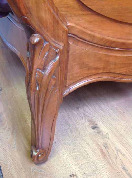 SOLID WALNUT FRENCH BED - ADDITIONAL PHOTO 7