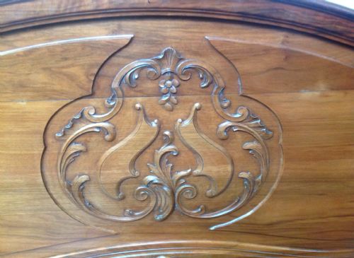 SOLID WALNUT FRENCH BED - ADDITIONAL PHOTO 8