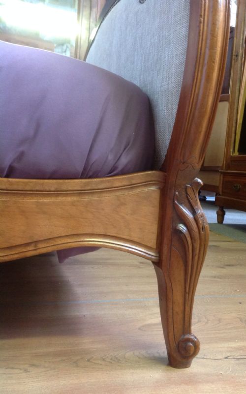 SOLID WALNUT FRENCH BED - ADDITIONAL PHOTO 11
