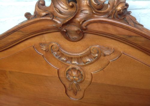SOLID WALNUT FRENCH BED - ADDITIONAL PHOTO 13