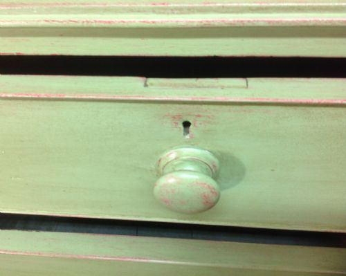 PAINTED VICTORIAN CHEST OF DRAWERS - ADDITIONAL PHOTO 3