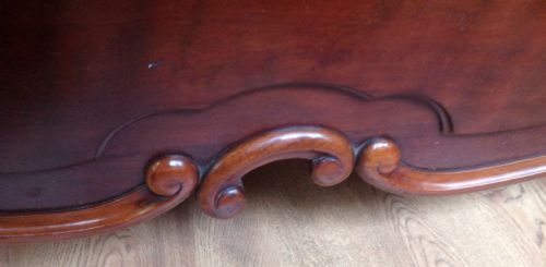 KINGSIZE MAHOGANY CARVED FRENCH BED - ADDITIONAL PHOTO 4