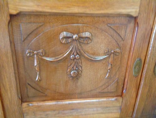 CARVED OAK FRENCH WASHSTAND - ADDITIONAL PHOTO 1