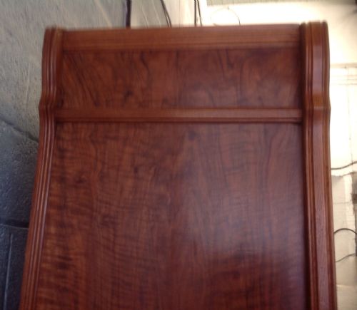 LARGE OAK FRENCH ARTS AND CRAFTS ARMOIRE - ADDITIONAL PHOTO 5