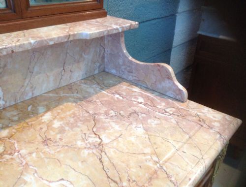 MARBLE TOP FRENCH WASHSTAND - ADDITIONAL PHOTO 2