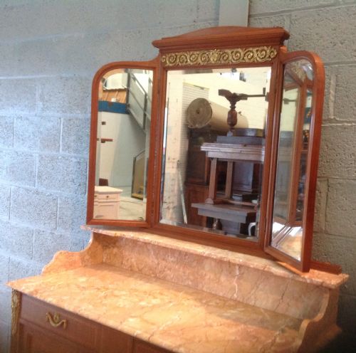 MARBLE TOP FRENCH WASHSTAND - ADDITIONAL PHOTO 3