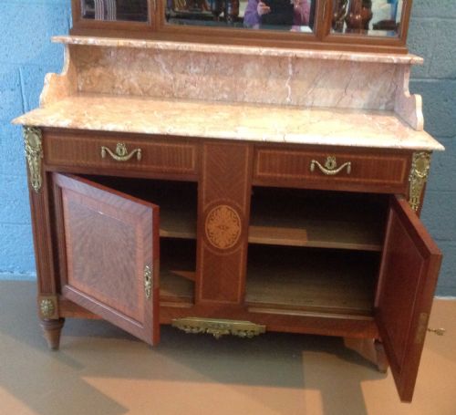 MARBLE TOP FRENCH WASHSTAND - ADDITIONAL PHOTO 5