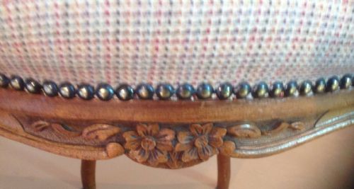 PAIR OF CARVED FRENCH WALNUT SIDE CHAIRS - ADDITIONAL PHOTO 3