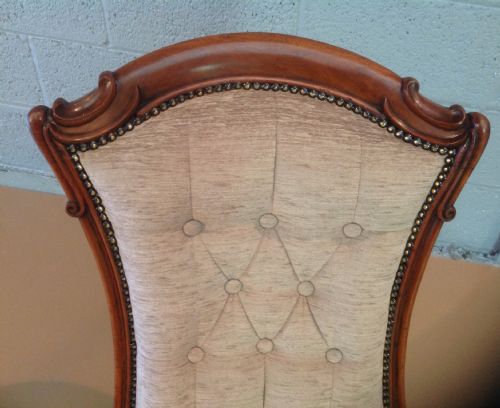 ANTIQUE ROSEWOOD NURSING CHAIR - ADDITIONAL PHOTO 2