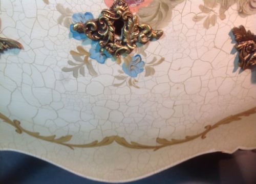 HAND PAINTED FRENCH COMMODE CHEST - ADDITIONAL PHOTO 5