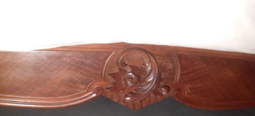 FRENCH WALNUT UPHOLSTERED BED - ADDITIONAL PHOTO 9
