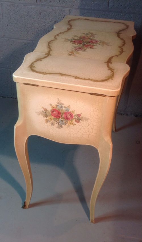 HAND PAINTED FRENCH DRESSING TABLE - ADDITIONAL PHOTO 5