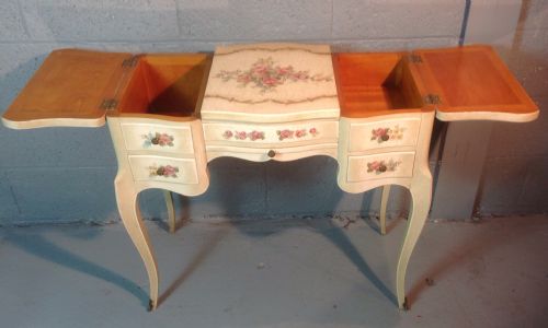 HAND PAINTED FRENCH DRESSING TABLE - ADDITIONAL PHOTO 2