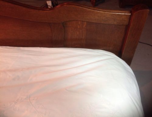 CARVED OAK FRENCH BED - ADDITIONAL PHOTO 5
