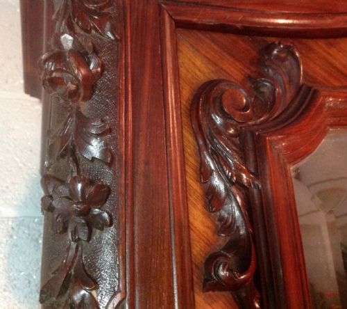 ROSEWOOD FRENCH ARMOIRE - ADDITIONAL PHOTO 9