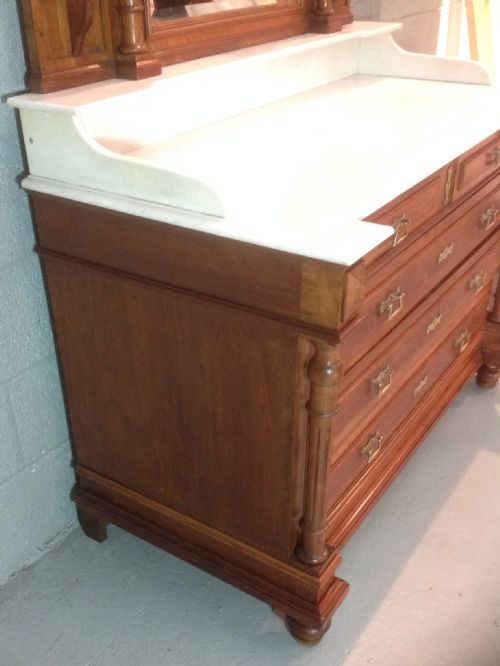 WALNUT FRENCH WASHSTAND - ADDITIONAL PHOTO 2