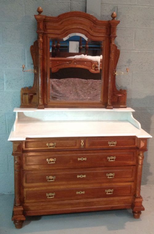 WALNUT FRENCH WASHSTAND - ADDITIONAL PHOTO 3