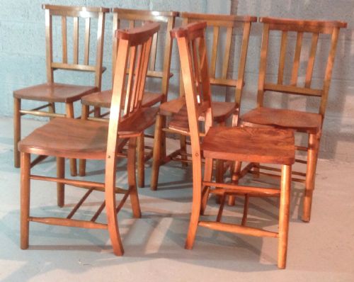SET OF 6 CHAPEL CHAIRS - ADDITIONAL PHOTO 2