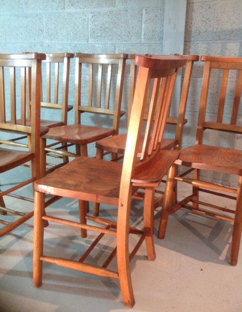 SET OF 6 CHAPEL CHAIRS - ADDITIONAL PHOTO 4