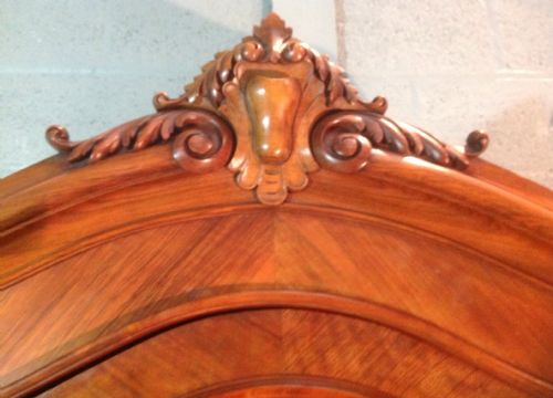 WALNUT FRENCH ARMOIRE - ADDITIONAL PHOTO 1