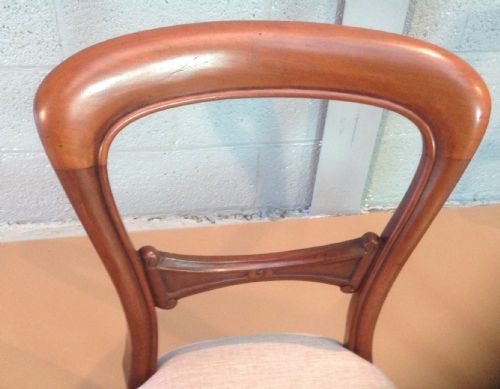 SET OF 3 MAHOGANY VICTORIAN CHAIRS - ADDITIONAL PHOTO 1