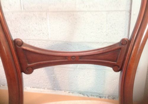 SET OF 3 MAHOGANY VICTORIAN CHAIRS - ADDITIONAL PHOTO 5