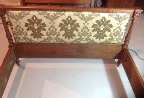 CARVED OAK FRENCH DOUBLE BED - ADDITIONAL PHOTO 3
