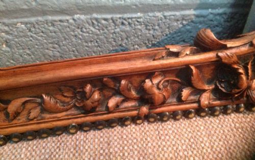 CARVED WALNUT FRENCH SOFA - ADDITIONAL PHOTO 6