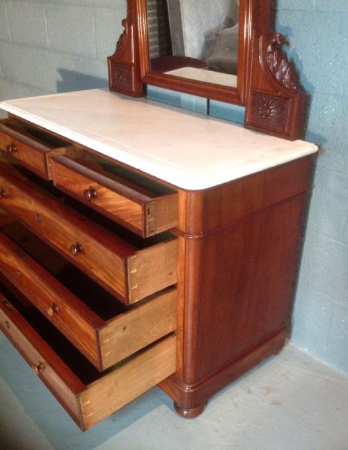 MARBLE TOP FRENCH DRESSING TABLE - ADDITIONAL PHOTO 4
