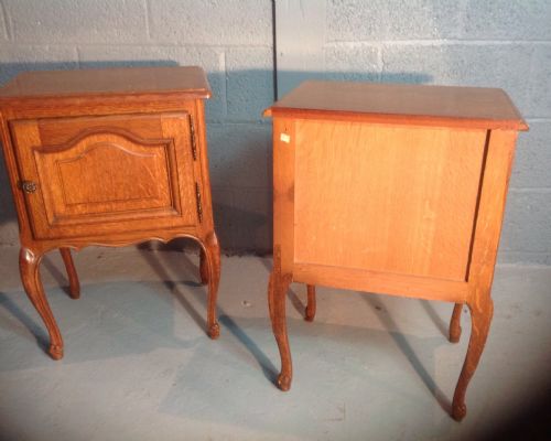 PAIR OF FRENCH BEDSIDE CABINETS - ADDITIONAL PHOTO 2