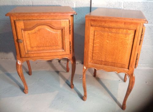 PAIR OF FRENCH BEDSIDE CABINETS - ADDITIONAL PHOTO 3