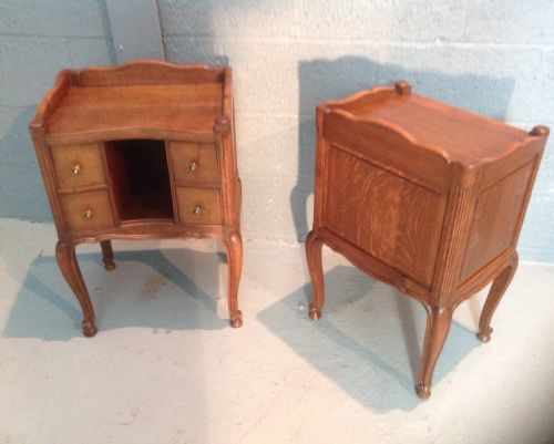 PAIR OF FRENCH OAK BEDSIDE CABINETS - ADDITIONAL PHOTO 9
